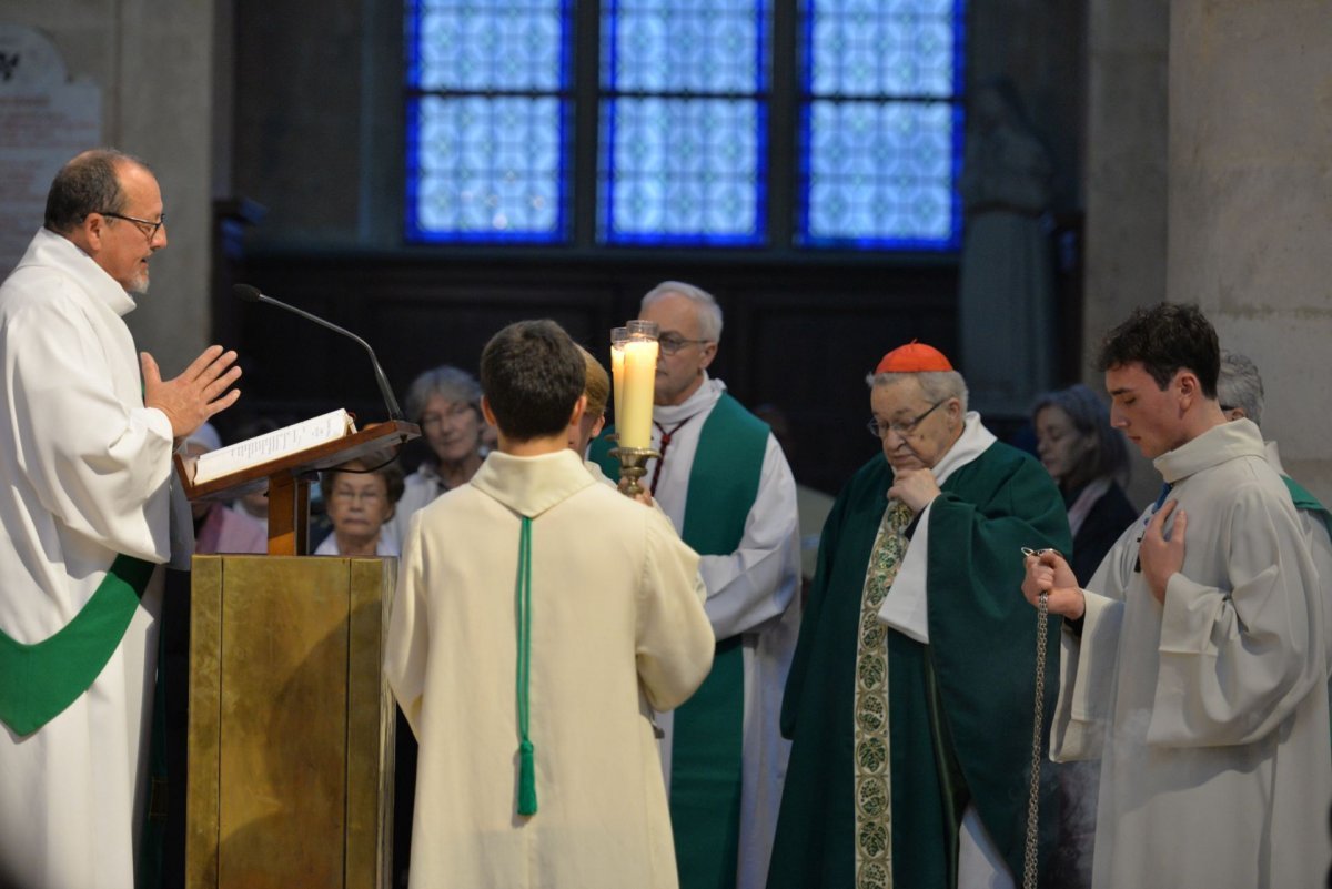 Anniversaire du cardinal André Vingt-Trois. © Marie-Christine Bertin / Diocèse de Paris.