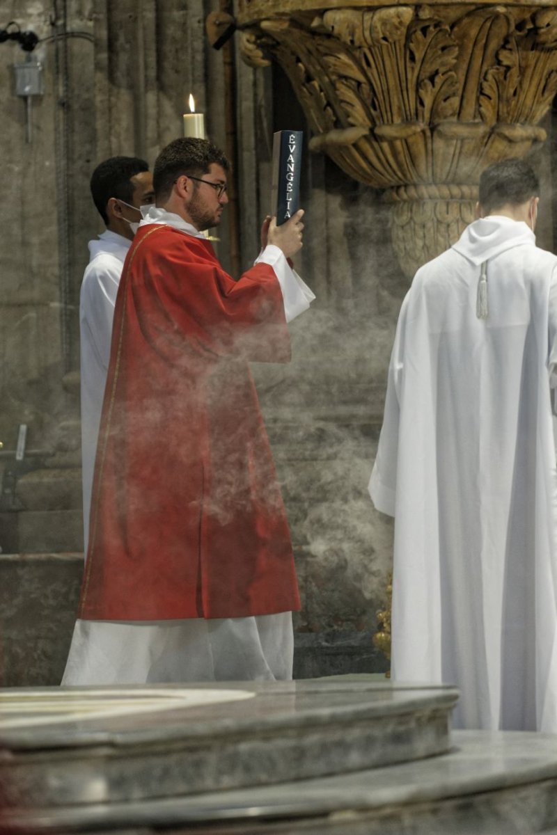 Liturgie de la Parole. © Yannick Boschat / Diocèse de Paris.