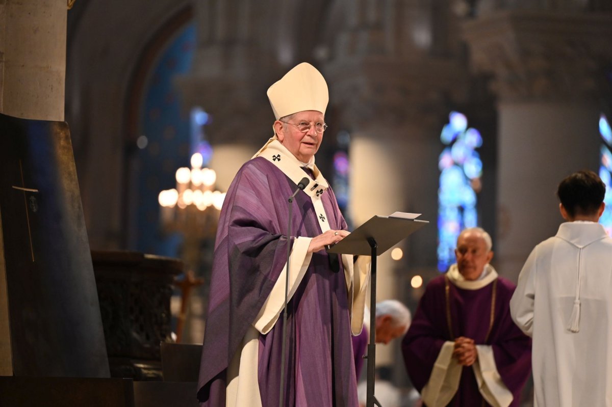 Obsèques du Cardinal André Vingt-Trois. © Marie-Christine Bertin / Diocèse de Paris.