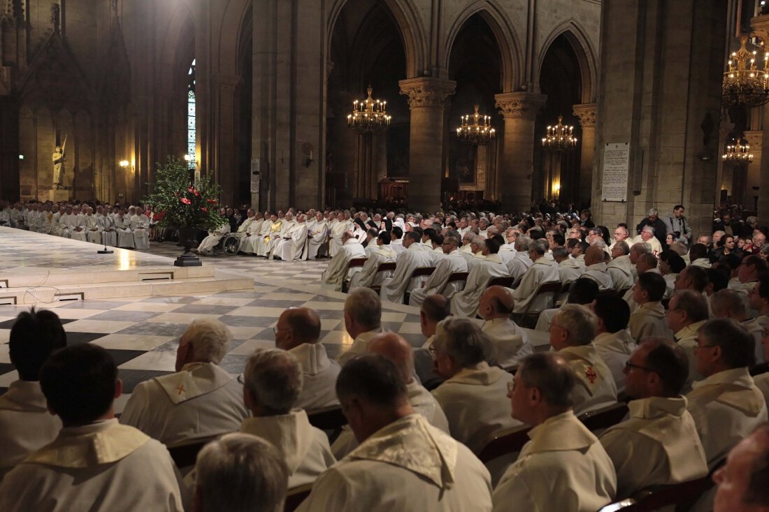 Liturgie eucharistique. © Yannick Boschat / Diocèse de Paris.