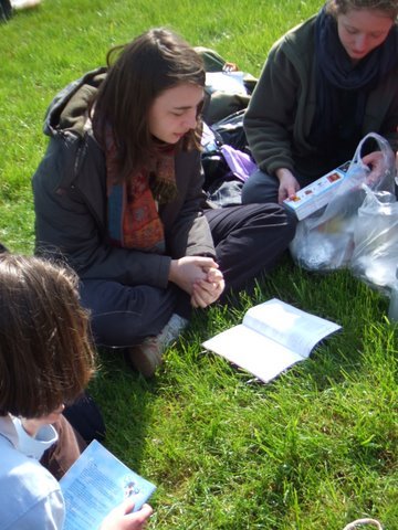 Pèlerinage des étudiants à Chartres 2007. © D. R..