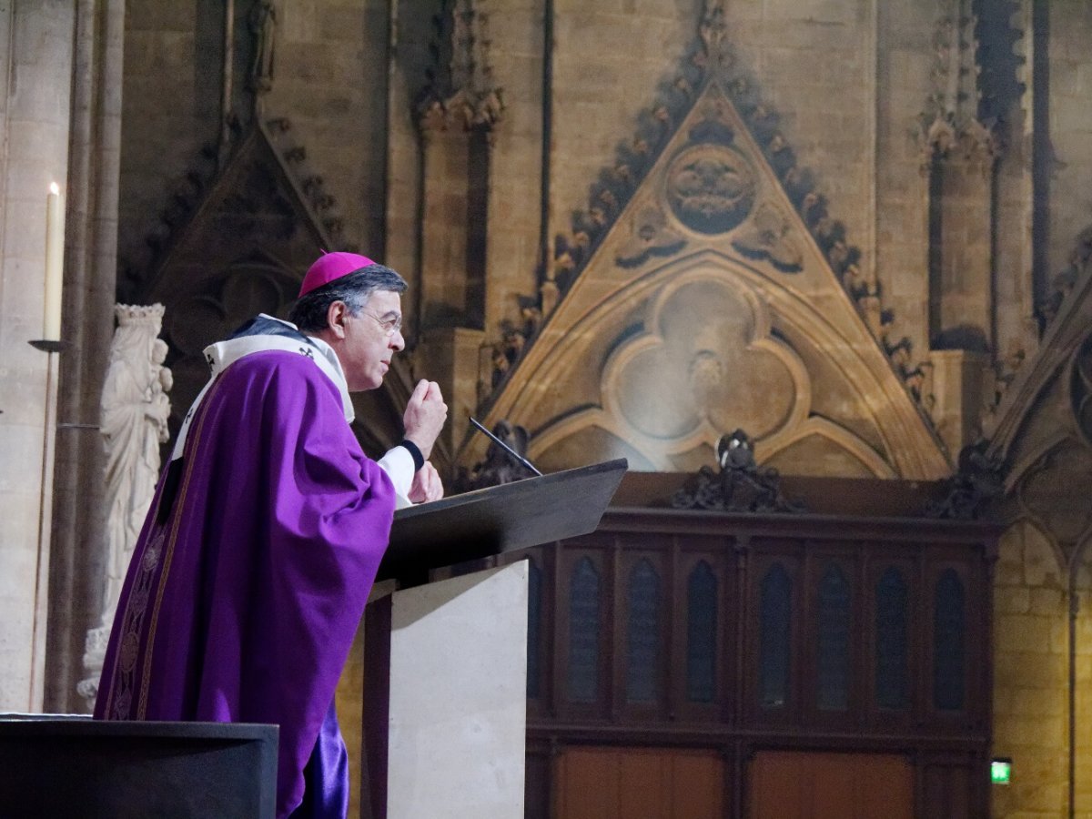 Mgr Michel Aupetit, archevêque de Paris. © Yannick Boschat / Diocèse de Paris.