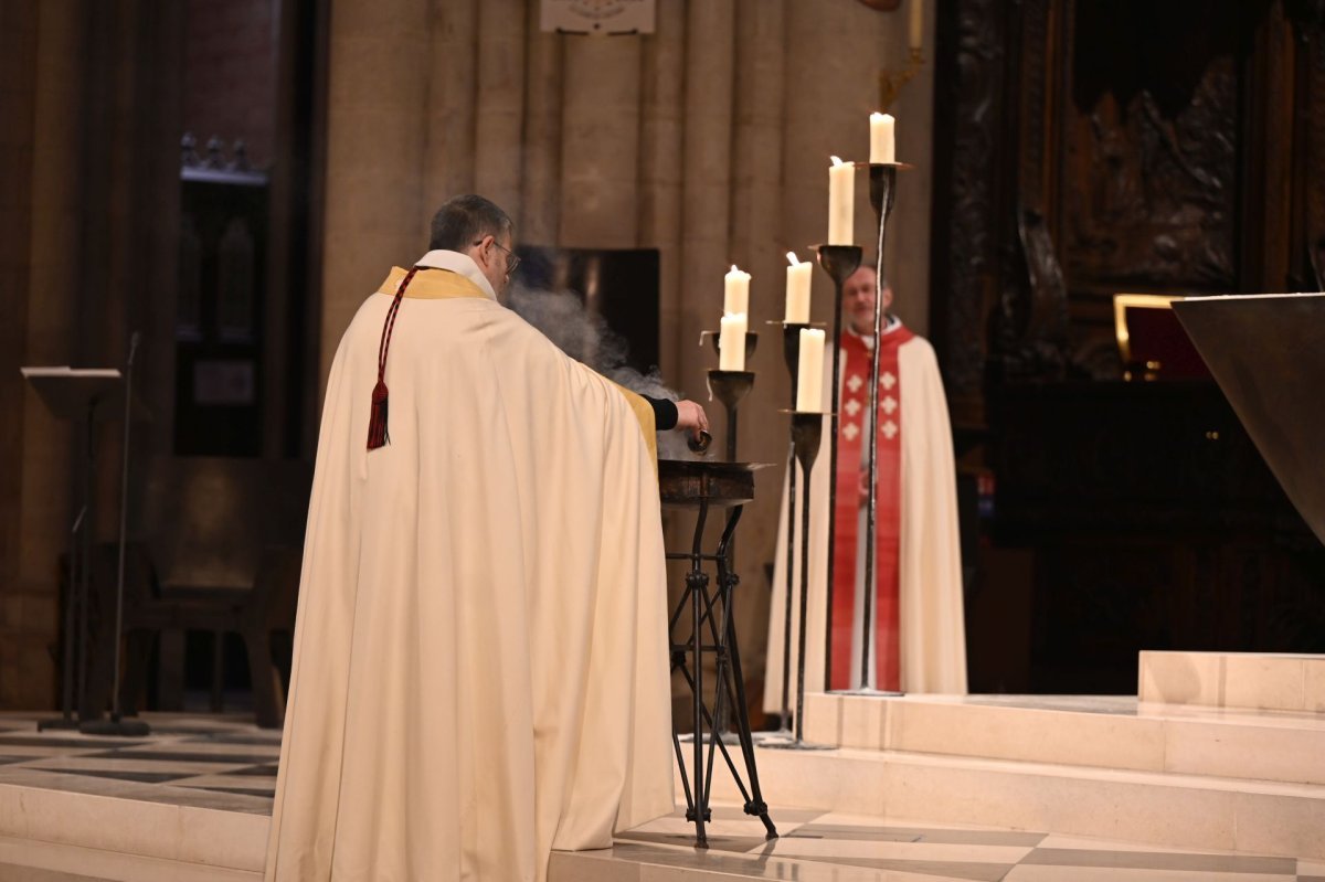 Vêpres le lundi 2 février 2026. © Marie-Christine Bertin / Diocèse de Paris.