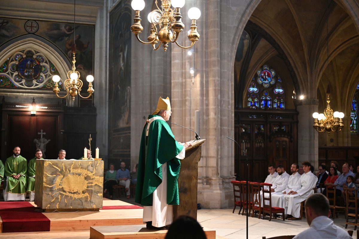 Messe de rentrée du Séminaire de Paris. © Marie-Christine Bertin / Diocese de Paris.