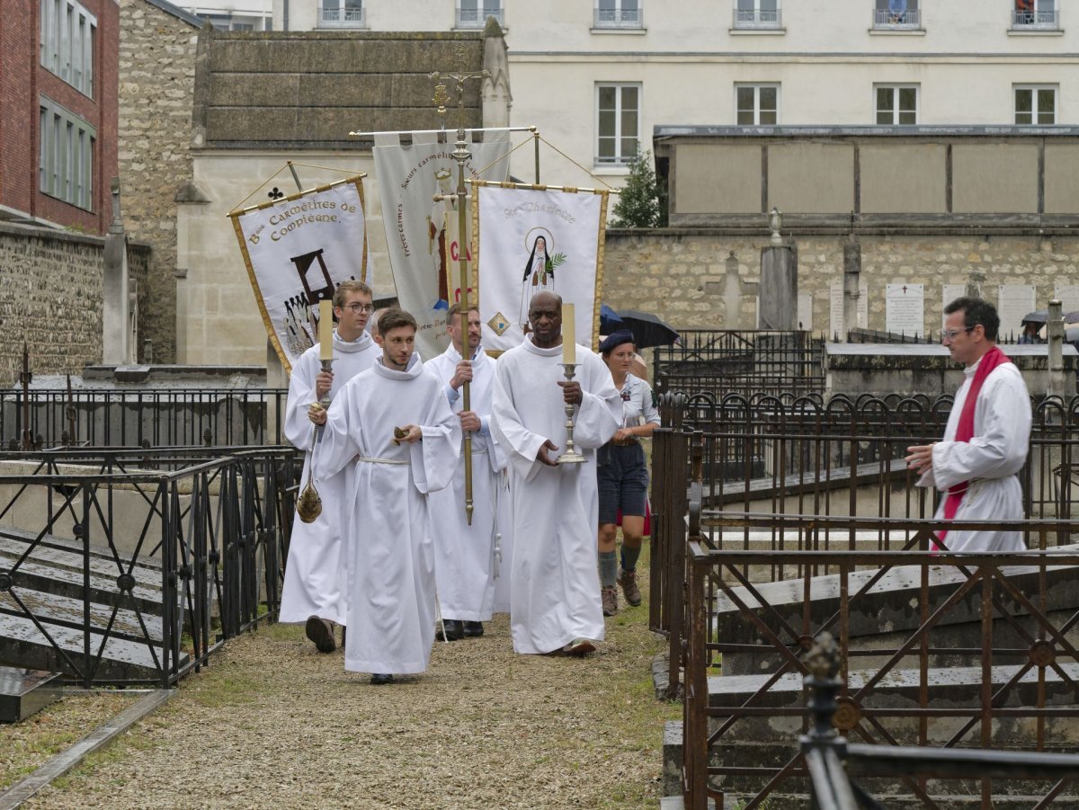 Canonisation des 16 Carmélites de Compiègne : Messe et prière à Picpus. © Yannick Boschat / Diocèse de Paris.