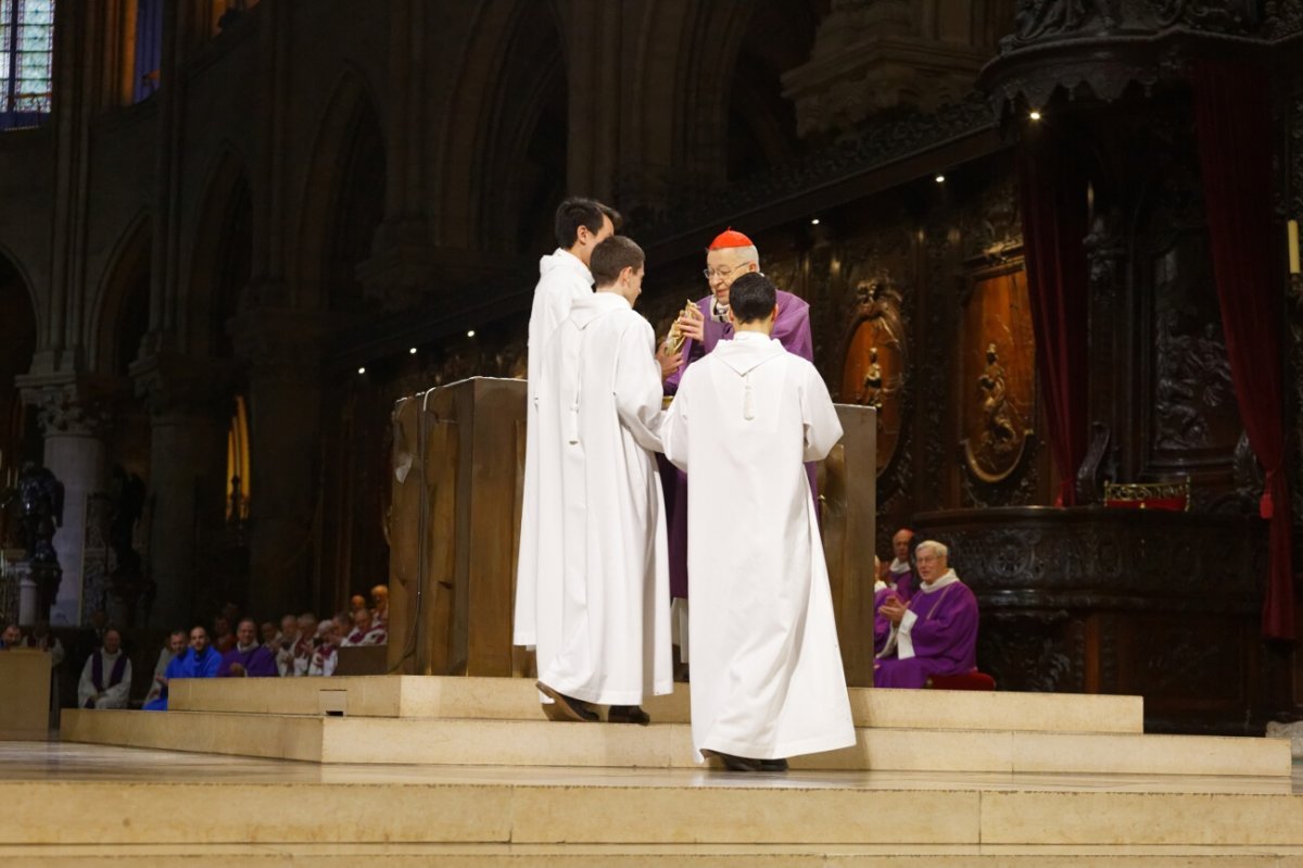 Messe d'action de grâce du cardinal André Vingt-Trois. © Yannick Boschat / Diocèse de Paris.