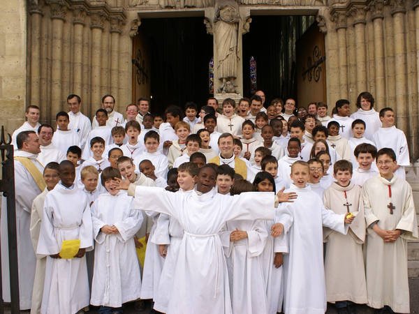 Rassemblement des servants de messe, Immaculée Conception. 