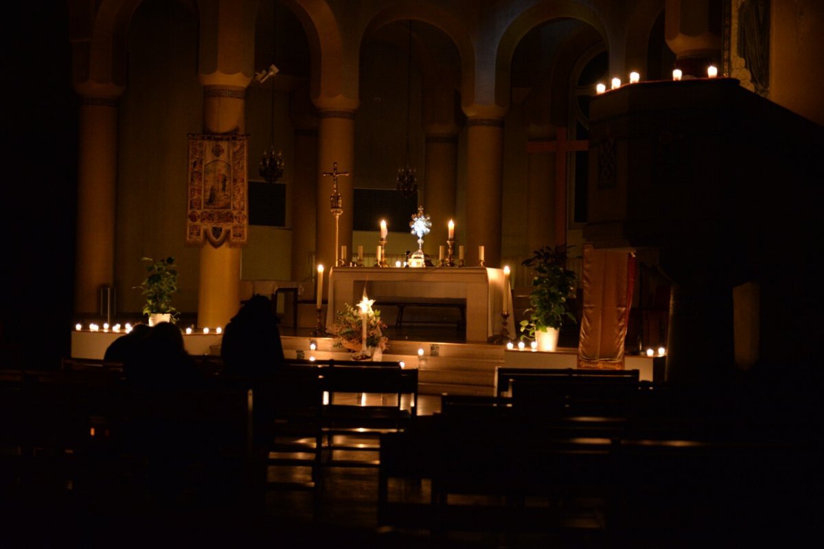 Soirée sainte Geneviève à Saint-Dominique (14e). © Marie Christine Bertin / Diocèse de Paris.