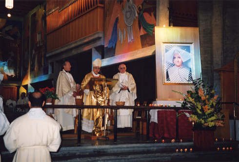 À Saint-Louis des Français à Rome. En 2003, suite à la canonisation de Sœur Rosalie Rendu. 