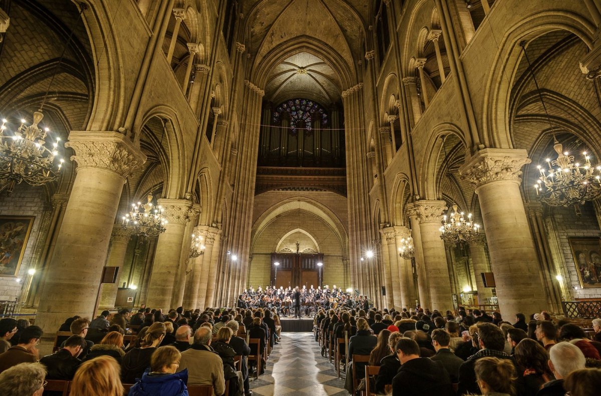 Concert La Passion Selon Saint Matthieu De Bach à Notre Dame De Paris