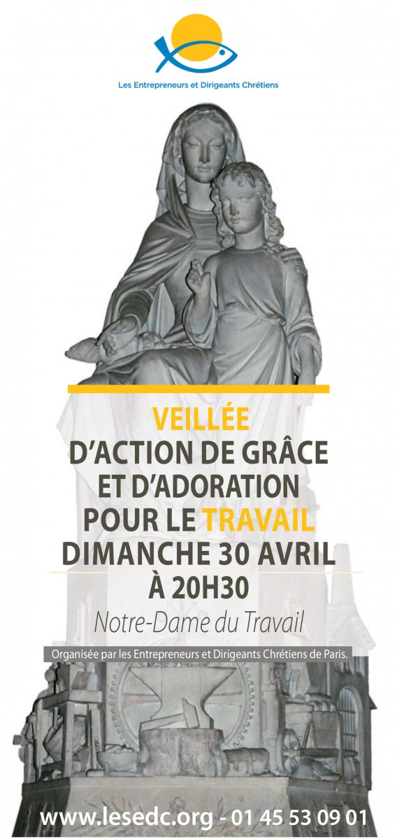 Veillée de prière à NotreDame du Travail Diocèse de Paris