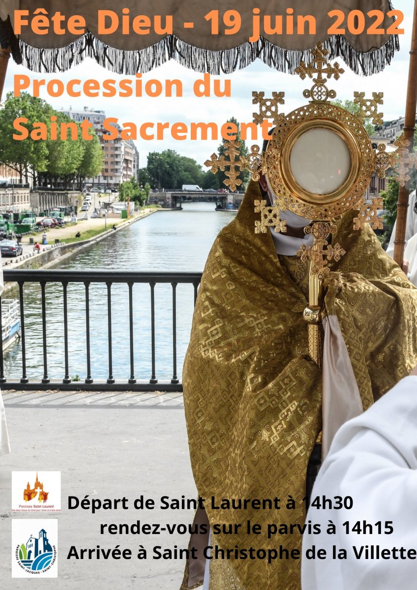 Procession pour la Fête-Dieu - Diocèse de Paris