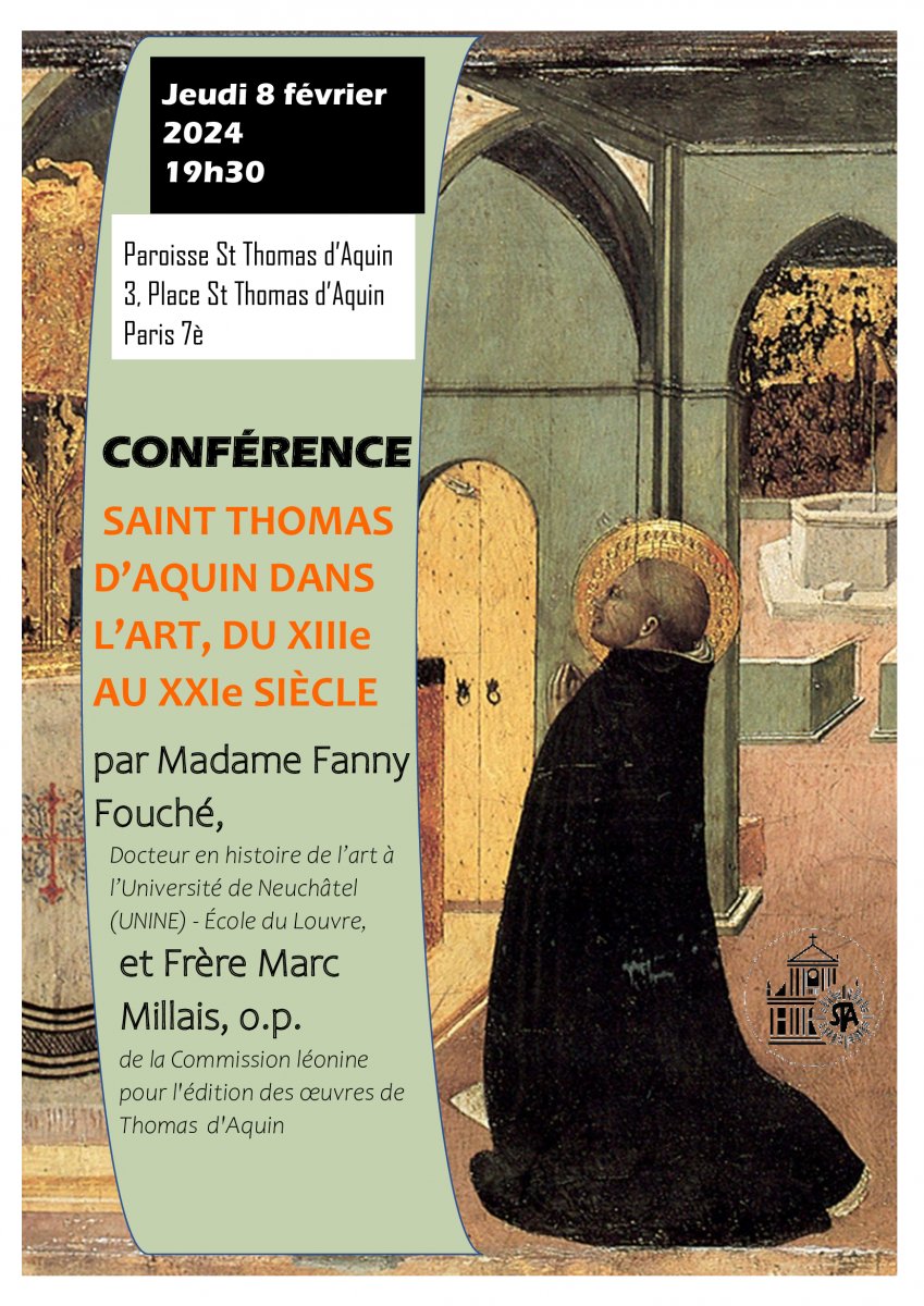 Saint Thomas d'Aquin dans l'Art (XIIIe au XXIe siècle) Diocèse de Paris